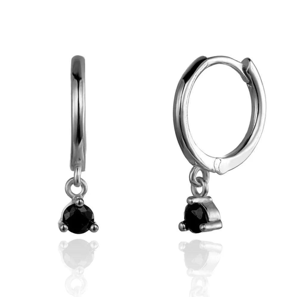 Aro con Circonita Redonda (+Colores) - Cobalto Accesorios , Joyería Valencia