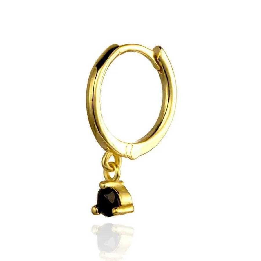 Aro con Circonita Redonda (+Colores) - Cobalto Accesorios , Joyería Valencia