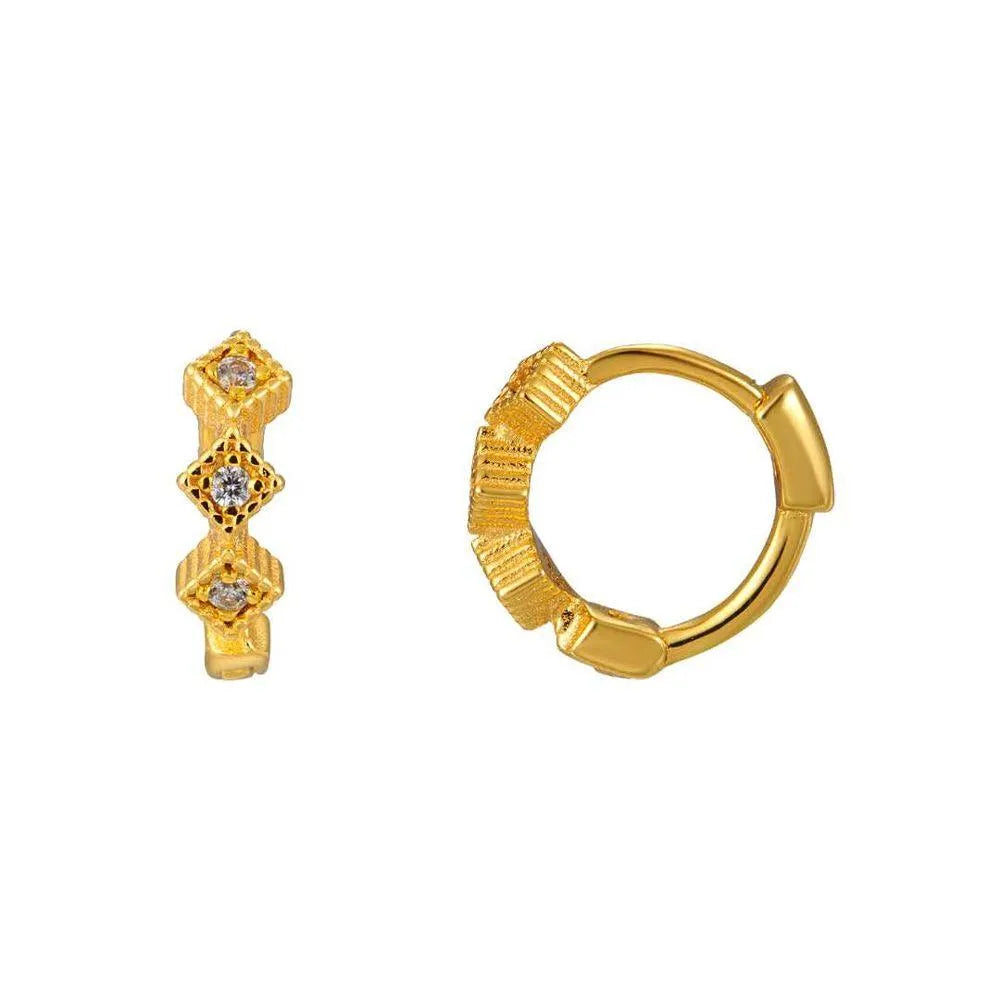 Aro Rombos Circonitas (+Colores) - Cobalto Accesorios , Joyería Valencia