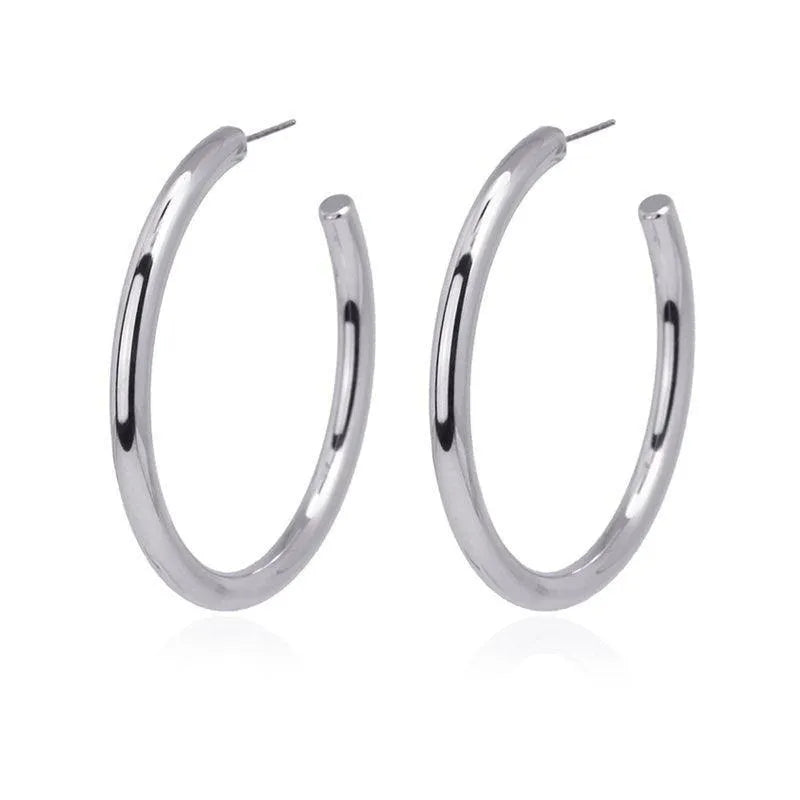 Aros de Acero Anchos 40mm. - Cobalto Accesorios , Joyería Valencia