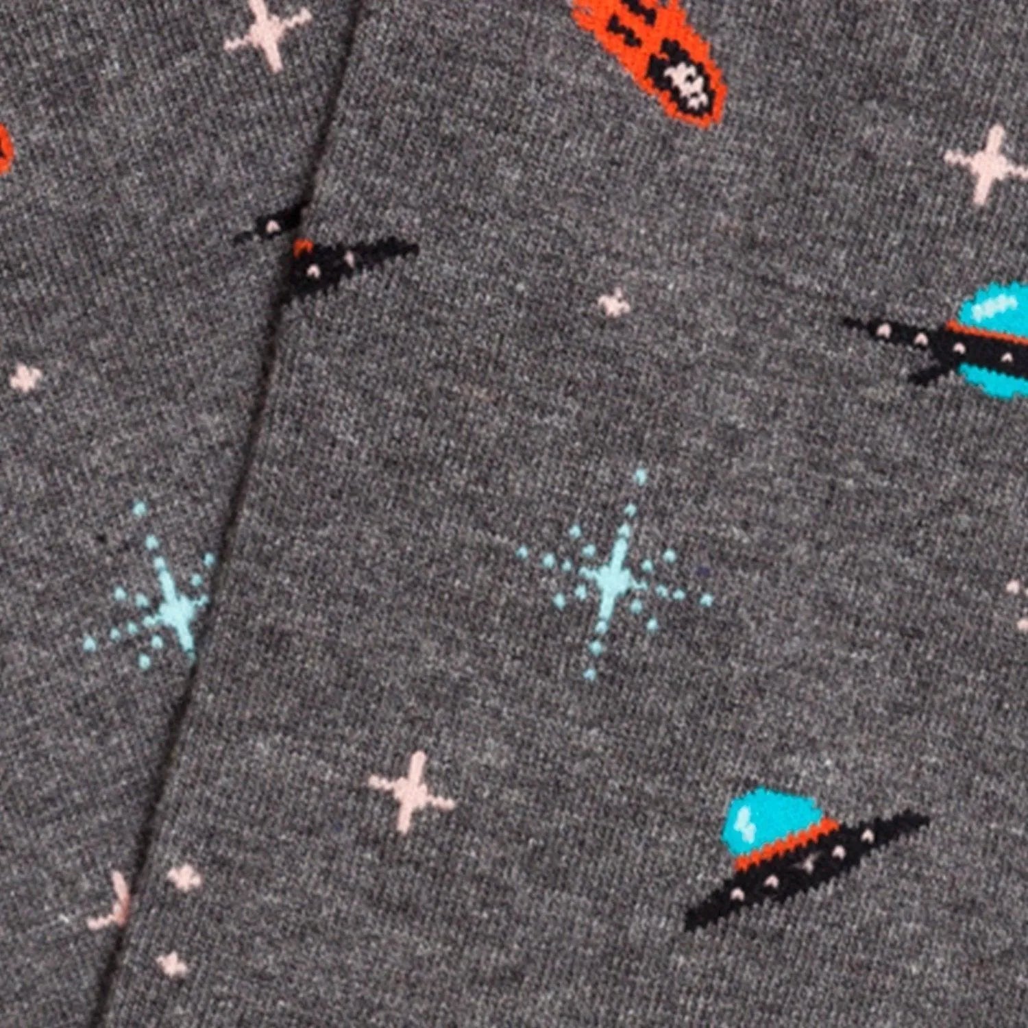 Calcetines Jimmy Lion Cosmic Life vistos de cerca, accesorio divertido para regalar