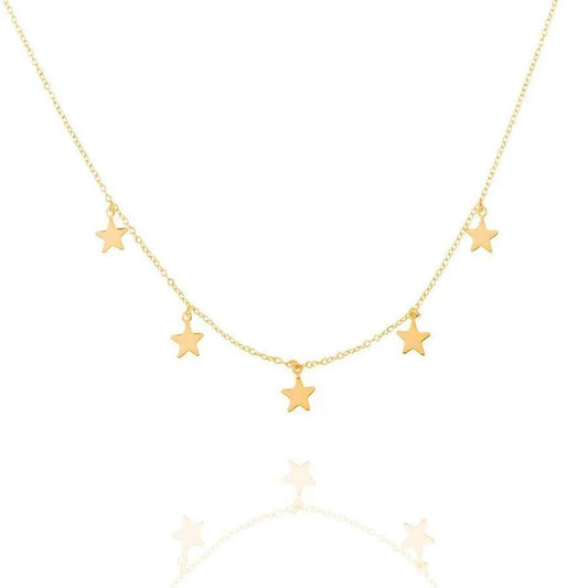 Collar Estrellas Colgando - Cobalto Accesorios , Joyería Valencia