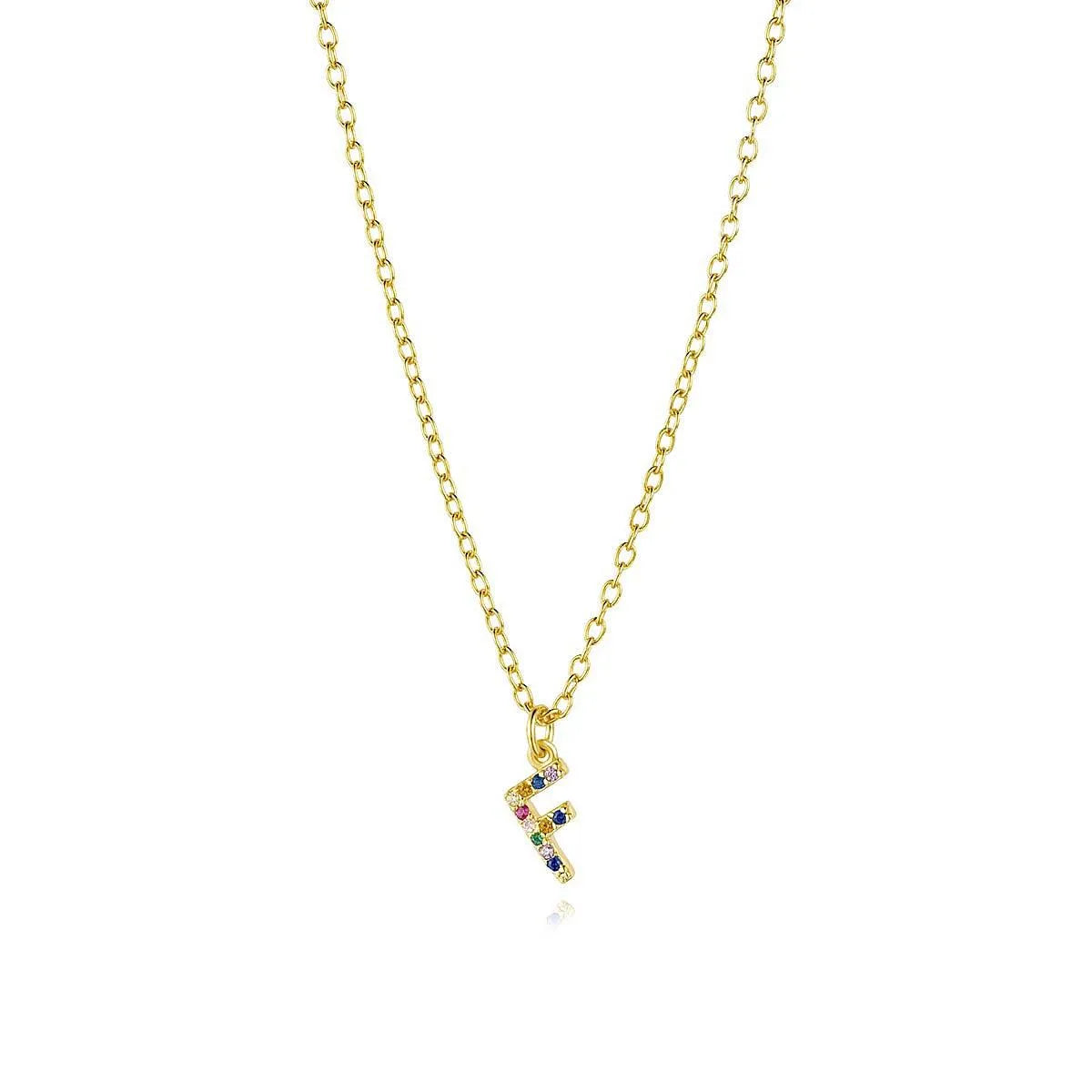 Collar Letra Mini Multicolor - Cobalto Accesorios , Joyería Valencia