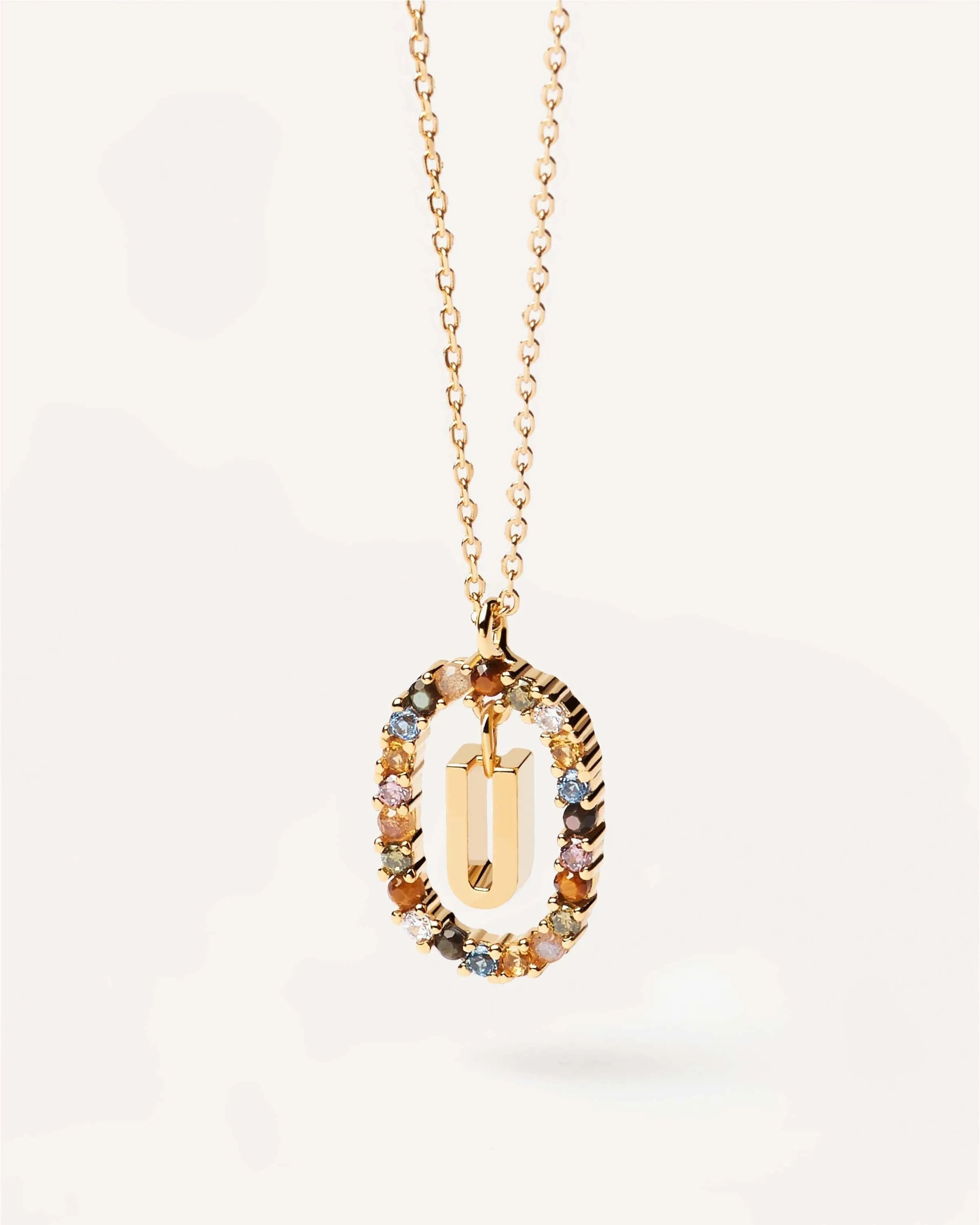 Collar Letra PdPaola - Cobalto Accesorios , Joyería Valencia