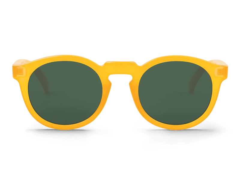 Gafas de sol Mr. Boho JORDAAN Honey en vista frontal, montura en tono miel