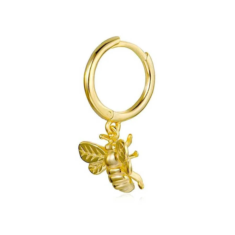 Pendiente Aro Abeja - Cobalto Accesorios , Joyería Valencia