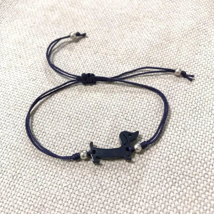 Pulsera Teckel en Marino + Plata - Cobalto Accesorios