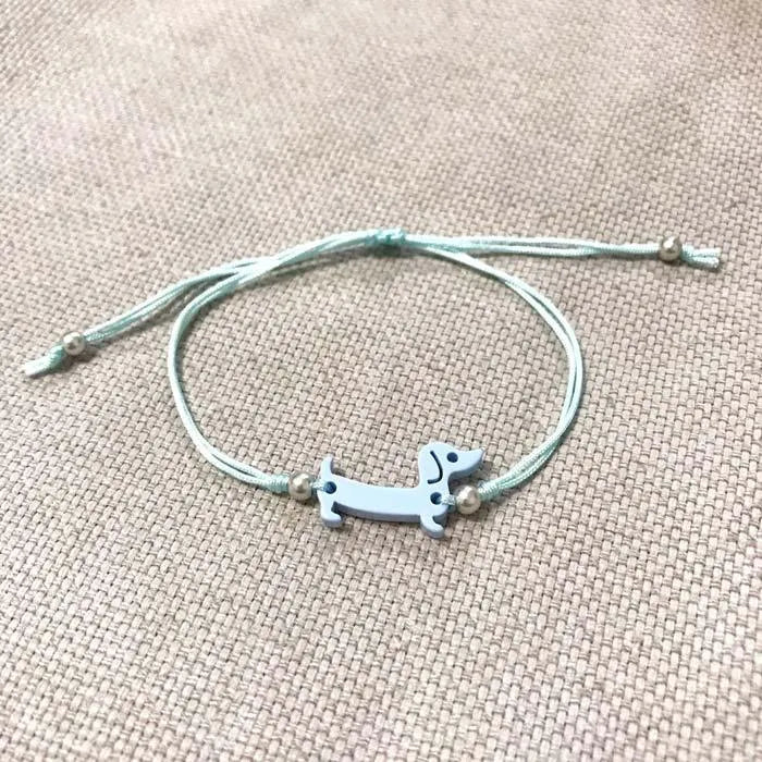 Pulsera Teckel en Azul Cielo + Plata - Cobalto Accesorios