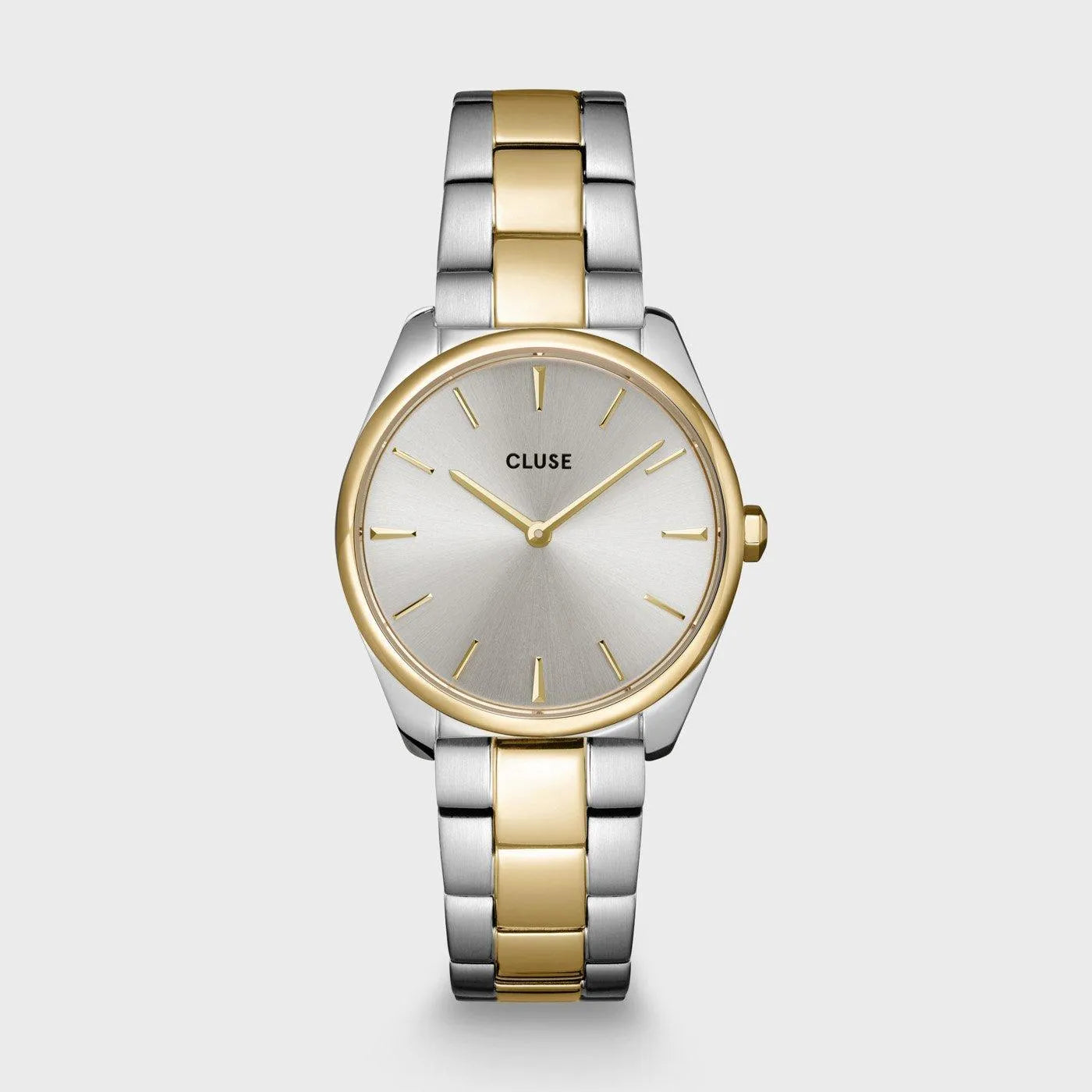 Reloj Cluse Féroce Petite bicolor oro y plata en vista principal
